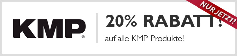 Nur jetzt! 20% Rabatt auf alle KMP Produkte!
