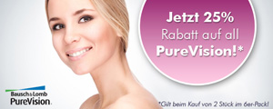 25% Rabatt auf PureVision!