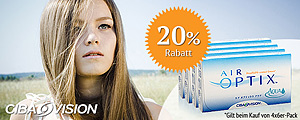 20% Rabatt auf Air Optix Aqua! 