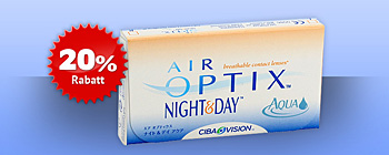20% Rabatt auf Air Optix Night & Day! + Kostenlose Lieferung