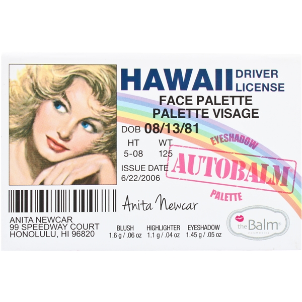 Autobalm Hawaii - Face Palette (Bild 1 von 2)