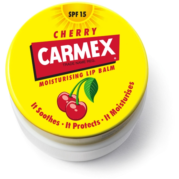 Carmex Cherry Lip Balm Jar Spf 15 (Bild 3 von 3)