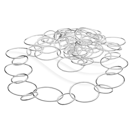 Fairy Chain Necklace - Silver Chain Long