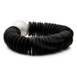Coco Brushed Ball Bracelet