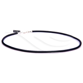 Leather Cord 3 Long Necklace