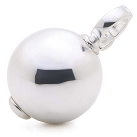 Personal Pendant Shiny Silver Ball