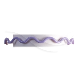 08114 Crazy Spirals Purple Hair Band