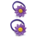 09032 Fantasy Flower Purple Hair Elastic
