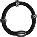 Classic Black and Crystal Bracelet