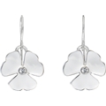 Silver Plated Flower Earrings
