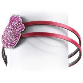 07006 Pearly Flower Hair Band