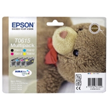  Epson Ink C13T061540 B/C/M/Y+Paper C13T06154010