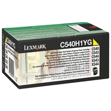  Lexmark PB cartridge yello C540 2000p C540H1YG