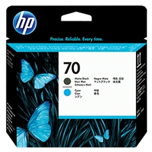 HP No70 Printhead matte black+cyan C9404A