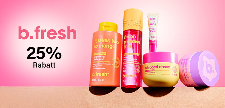 b.fresh - 25% Rabatt