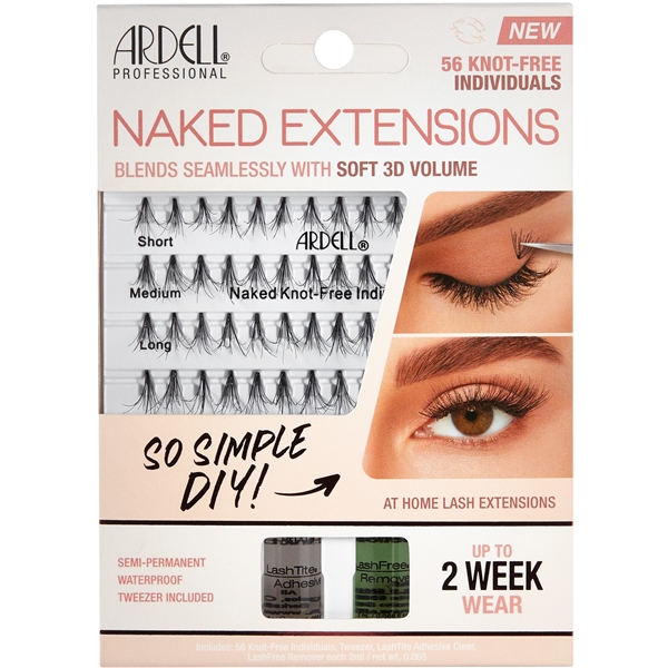 Ardell Naked Extensions Lashes Individuals Set (Bild 1 von 3)