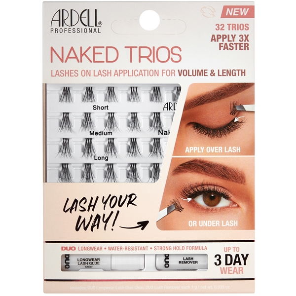 Ardell Naked Trios Lashes Kit (Bild 1 von 3)