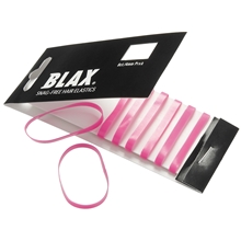 8 St/Paket - Pink - Blax Snag Free Hair Elastics