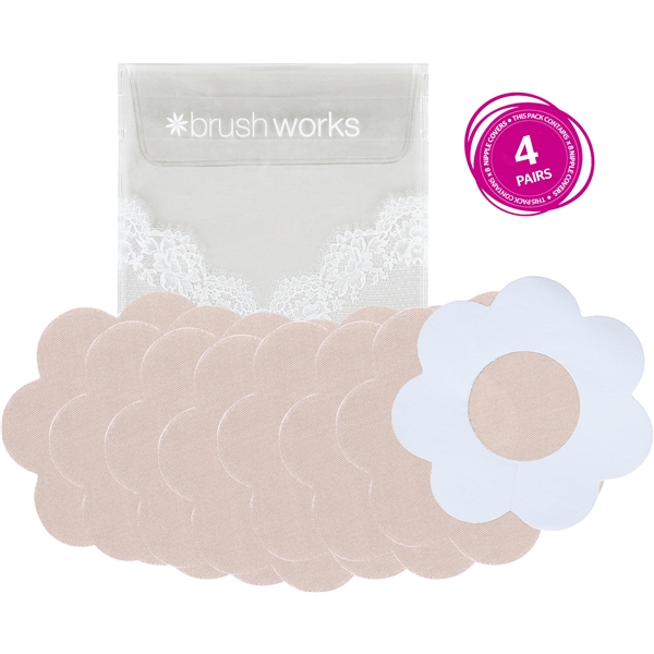 Brushworks Nude Satin Nipple Covers (Bild 1 von 3)