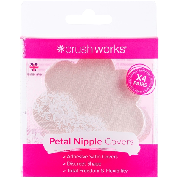 Brushworks Nude Satin Nipple Covers (Bild 2 von 3)