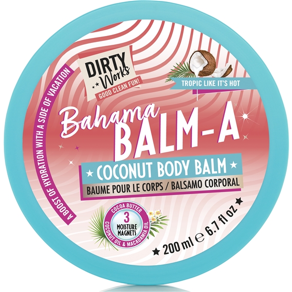 Dirty Works Bahama Balm-a Coconut Body Balm