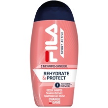 FILA Rehydrate & Protect 2in1 Shampoo & Shower Gel 250 ml