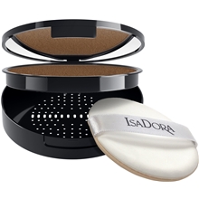 10 gram - No. 090 Mocha - IsaDora Nature Enhanced 
Compact Foundation