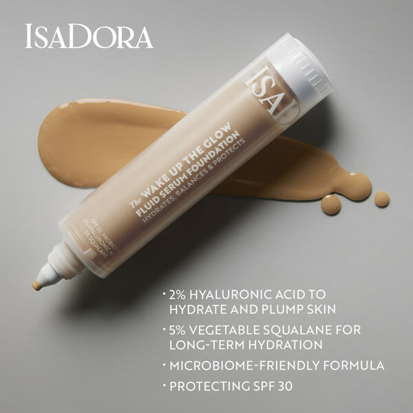 IsaDora The Wake Up the Glow Fluid Foundation (Bild 5 von 6)