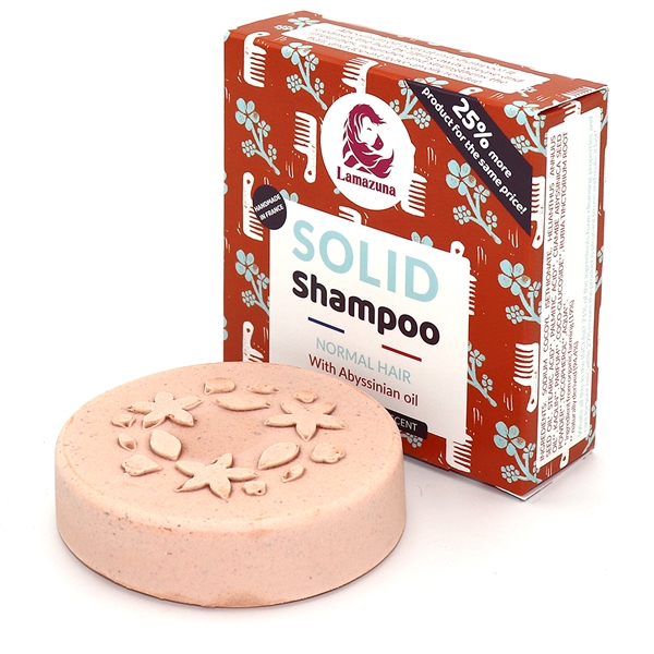Lamazuna Solid Shampoo Normal Hair Abyssinian Oil (Bild 2 von 3)