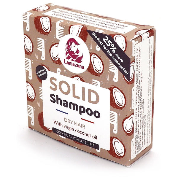 Lamazuna Solid Shampoo Dry Hair w Coconut Oil (Bild 1 von 3)