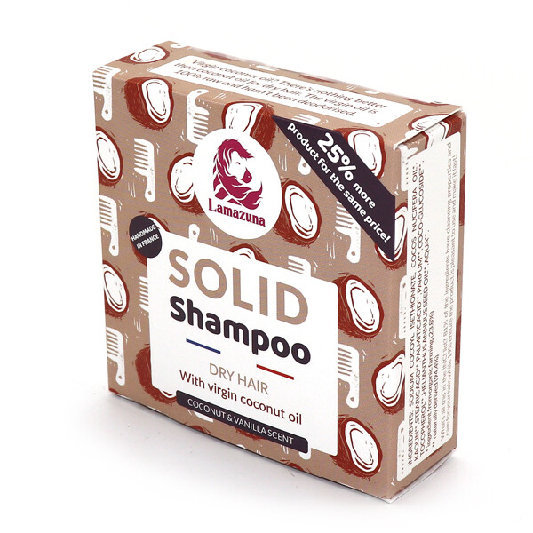 Lamazuna Solid Shampoo Dry Hair w Coconut Oil (Bild 1 von 3)