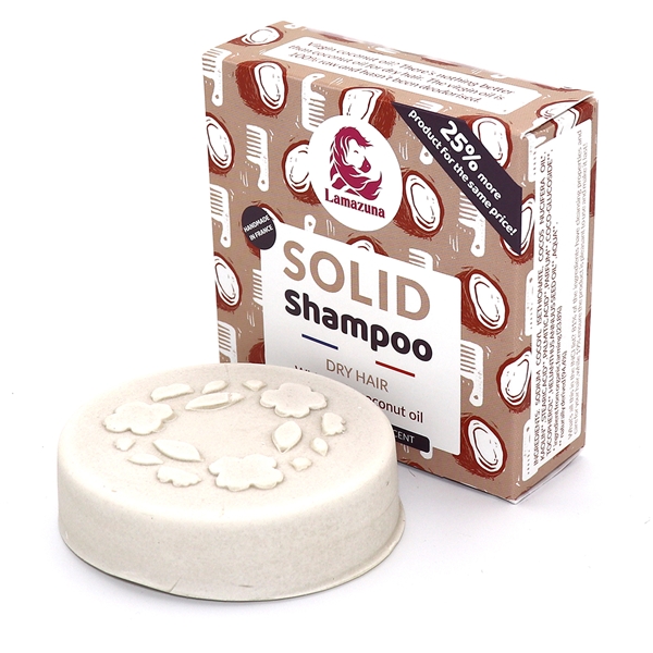 Lamazuna Solid Shampoo Dry Hair w Coconut Oil (Bild 2 von 3)