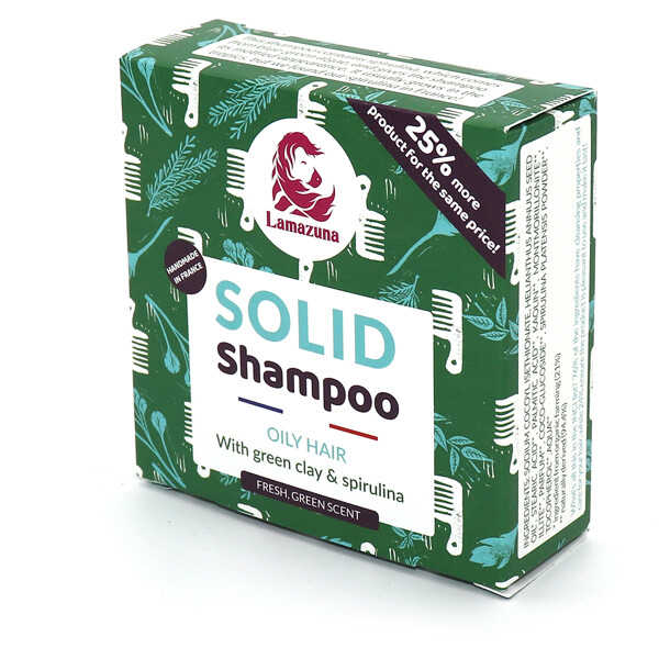 Lamazuna Solid Shampoo Oily Hair w Green Clay (Bild 1 von 3)