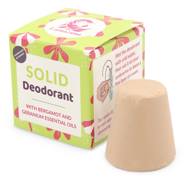 Lamazuna Solid Deodorant w Bergamot & Geranium (Bild 1 von 2)