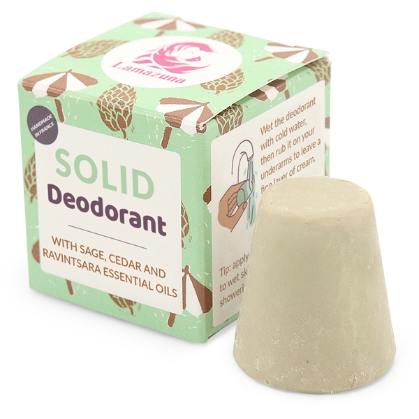 Lamazuna Solid Deodorant Sage, Cedar, Ravintsara (Bild 1 von 2)
