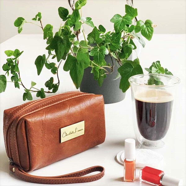 Brown Zircon Casual Makeup Bag (Bild 5 von 7)