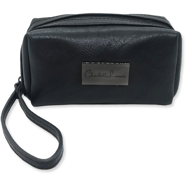 Black Zircon Casual Makeup Bag (Bild 1 von 5)