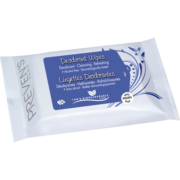 Prevens Mini Deodorant Wipes