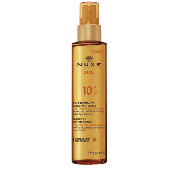 Nuxe SUN Tanning Oil for Face and Body SPF 10 (Bild 1 von 2)