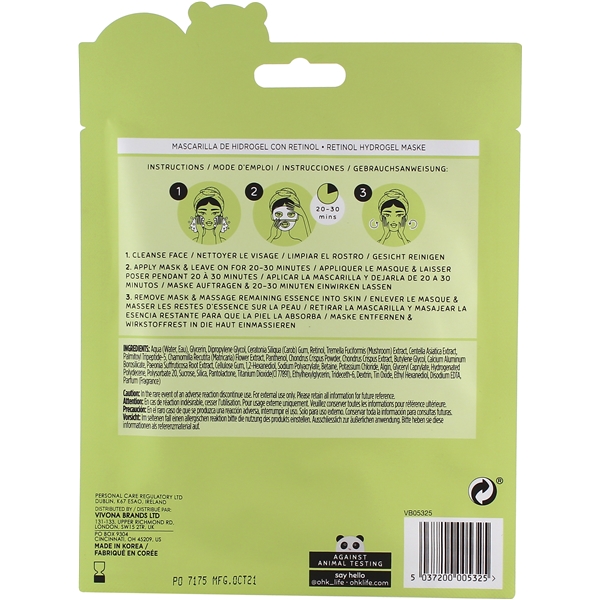 Oh K! Retinol Hydrogel Mask (Bild 2 von 2)