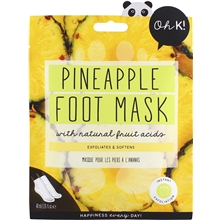Oh K! Pineapple Exfoliating Foot Mask 1 set