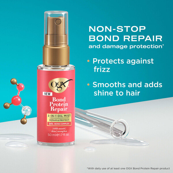 OGX Bond Protein Repair 3-in-1 Oil Mist (Bild 3 von 5)