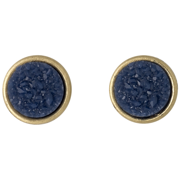 Small Round Earrings Gold Plated (Bild 1 von 2)