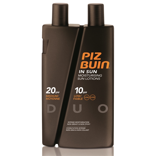 Piz Buin In Sun Sun Lotions Spf 10/20 Duo