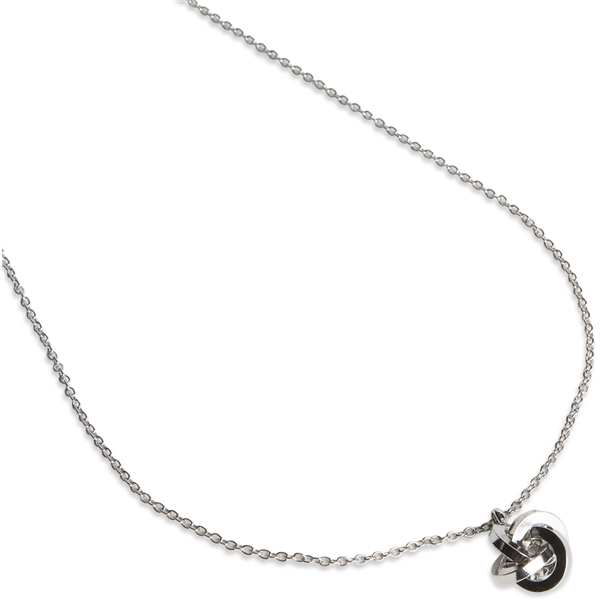 PEARLS FOR GIRLS Knot Necklace Silver