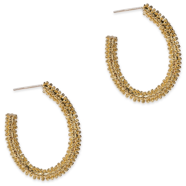 96336-07 PEARLS FOR GIRLS Dottie Oval Hoop (Bild 1 von 2)