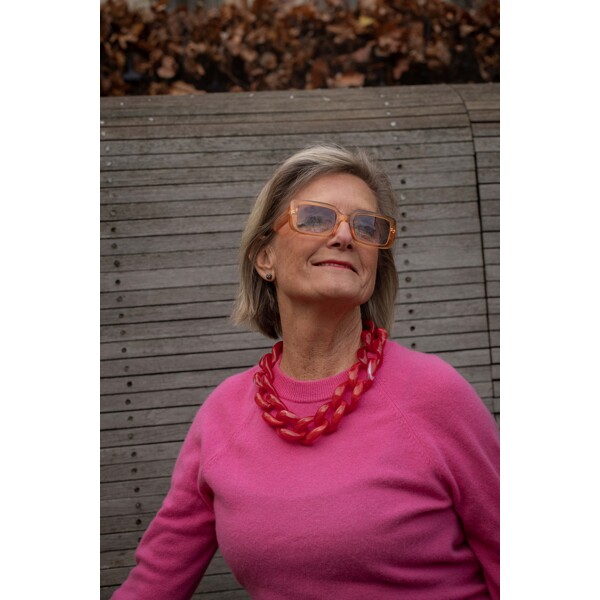 84511-12 Chunky Necklace Red (Bild 3 von 4)