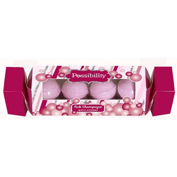 Possibility Pink Champagne Bath Fizzers Set