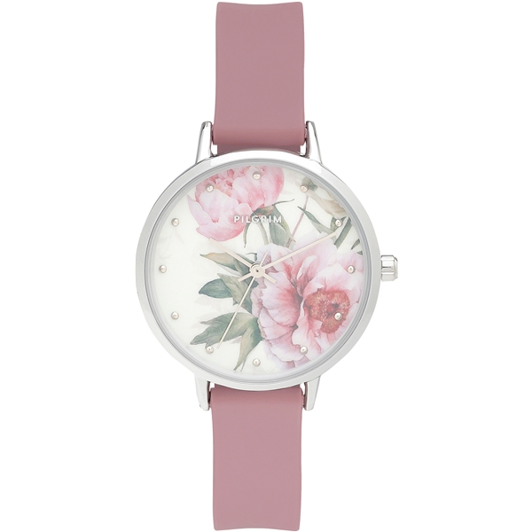 Clare Silver Plated Rose Watch