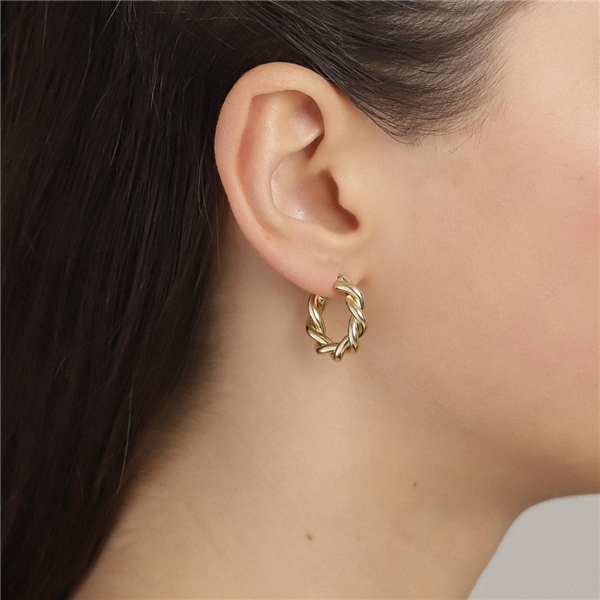 Skuld Gold Plated Earrings (Bild 2 von 2)